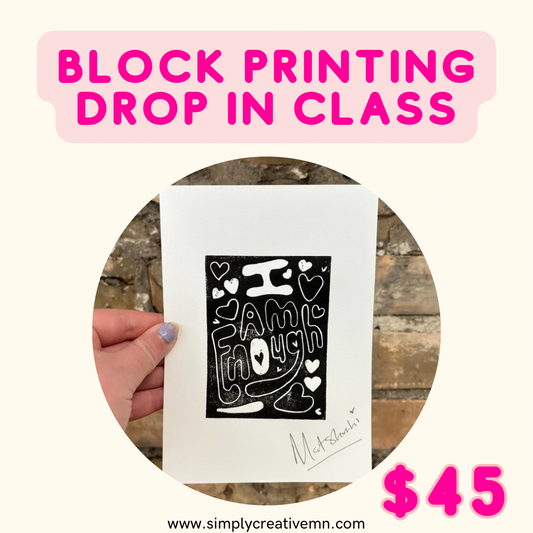 Block Printing Drop-in Class