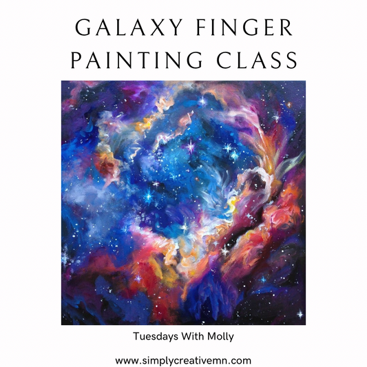 Galaxy Finger Painting Class | Tues. December 3rd 6pm-9pm