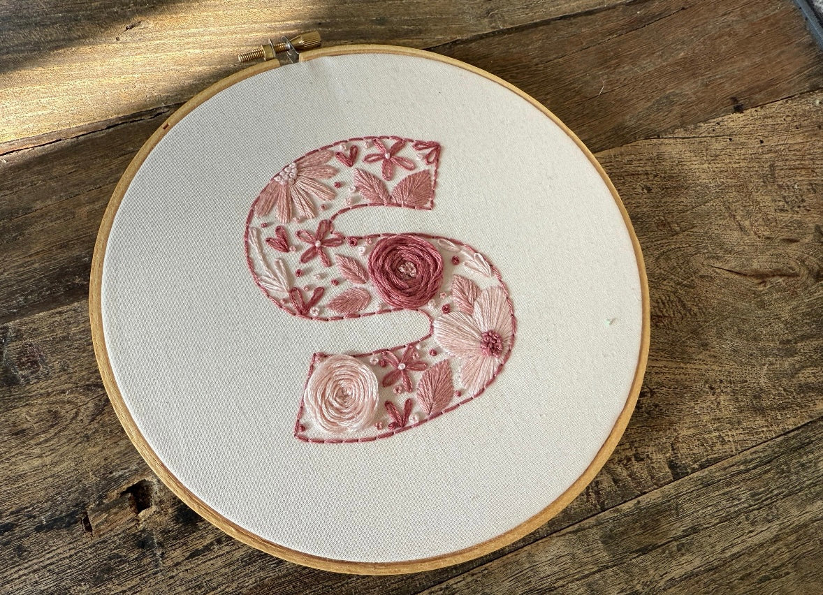 Mama & Baby Letter Embroidery Class | Tues. July 21st 10am-12pm