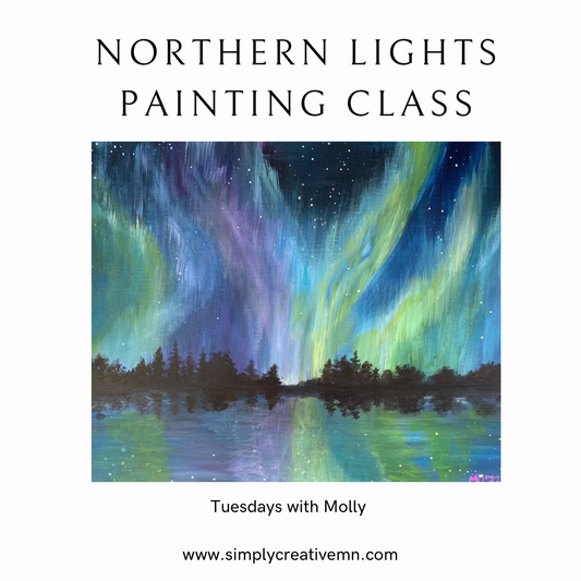 Northern Lights Painting Class | Tues. Sept. 23rd 6pm-9pm