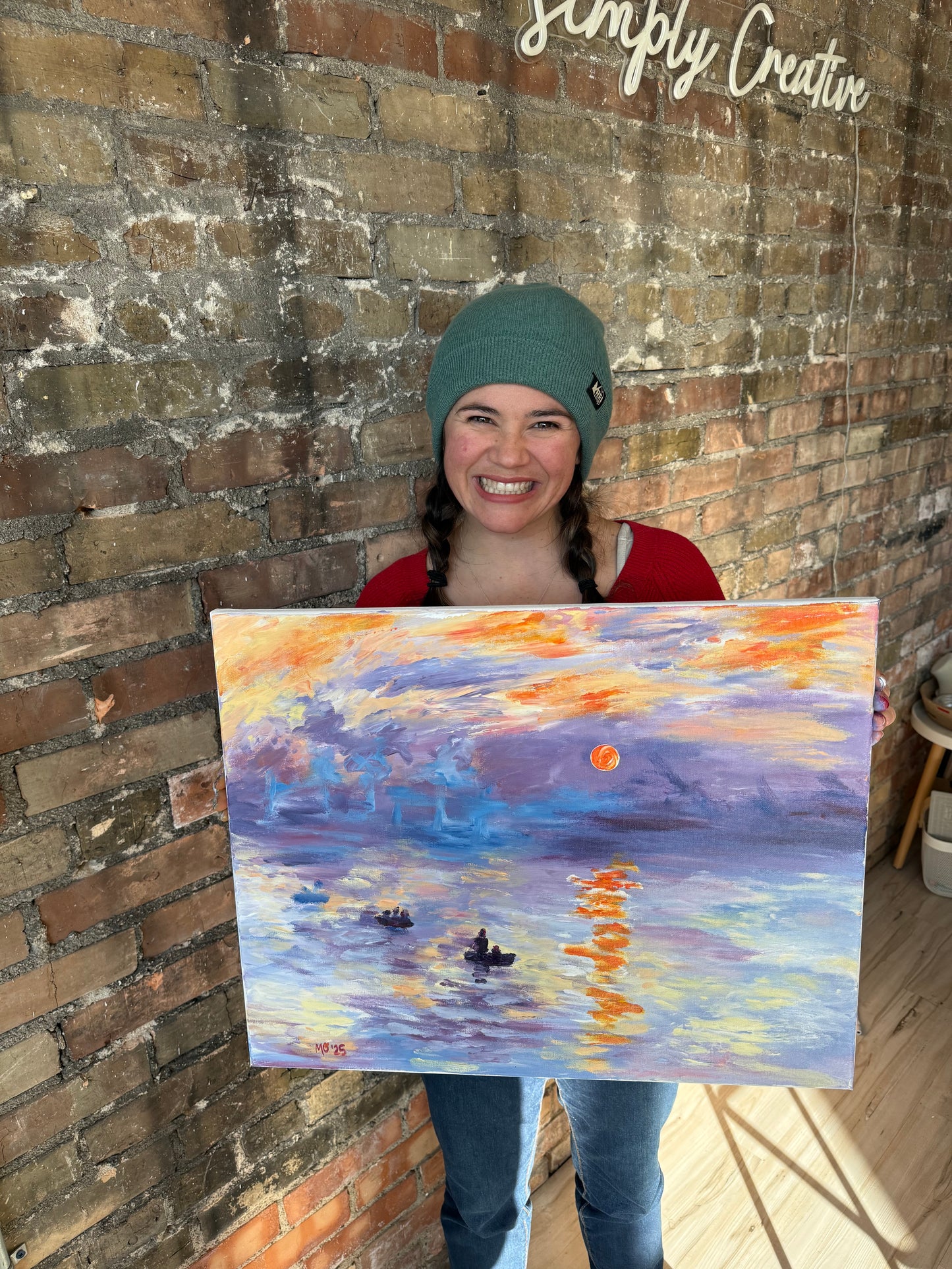 Monet’s Impression, Sunrise (Finger Painting Edition!) | Tues. Jan. 6th 6pm-9pm