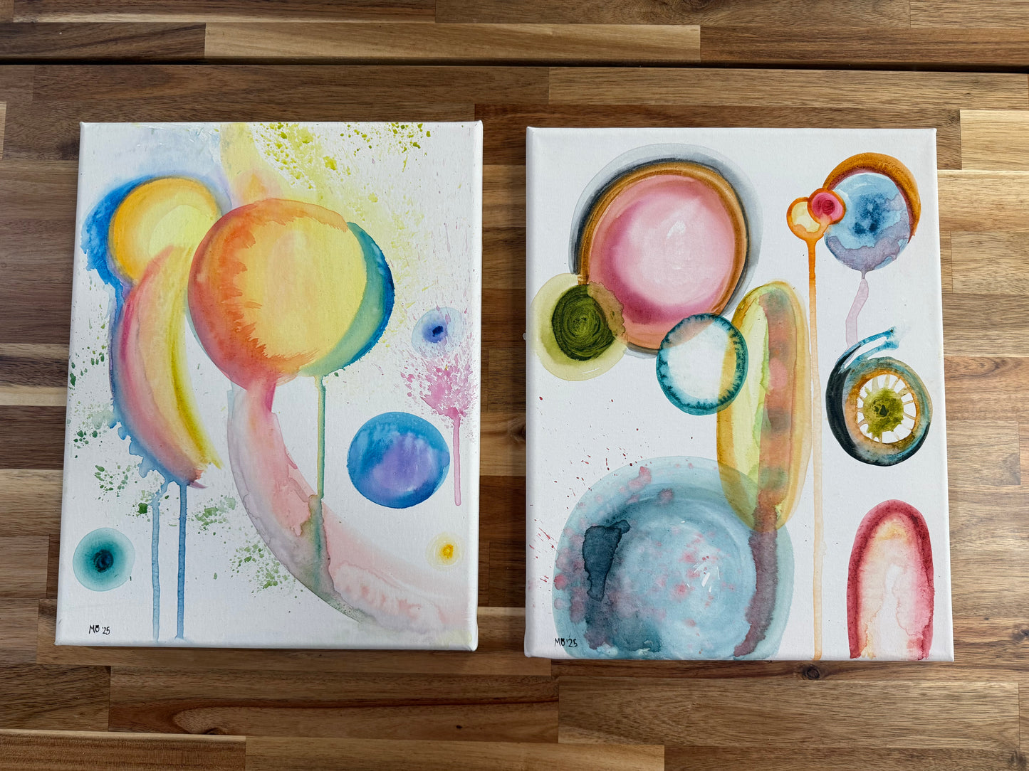 Abstract Watercolor Textures Workshop | Tues. Jan. 13th 6pm-9pm