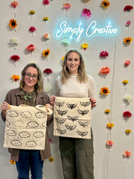 Block/Screen Printing Classes – Simply Creative