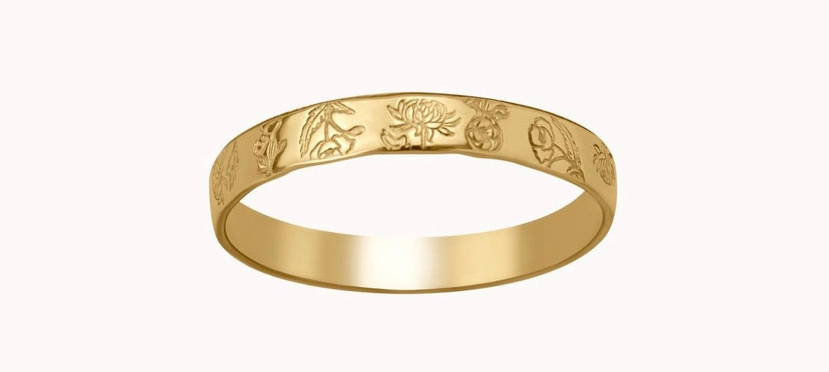 Birth Flower Ring Making Class