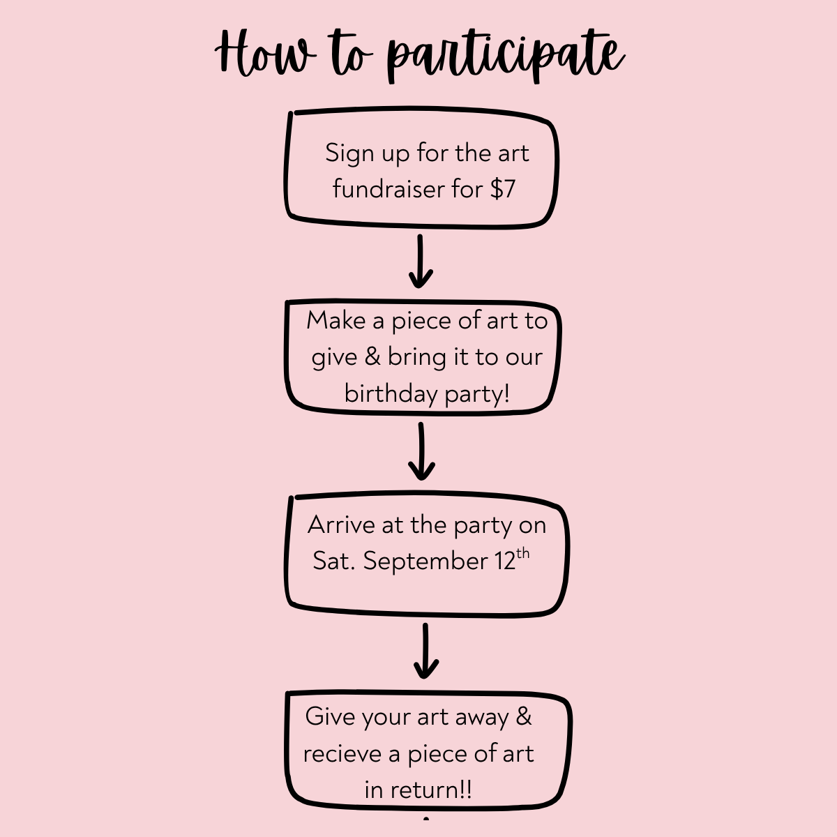 Fundraising Art Exchange | Sat. September 12th 3pm-7pm